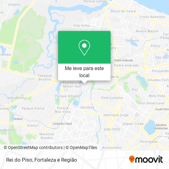 Rei do Piso mapa