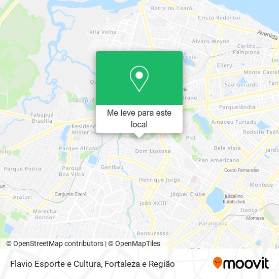 Flavio Esporte e Cultura mapa