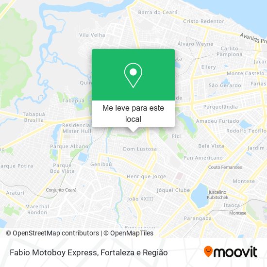 Fabio Motoboy Express mapa