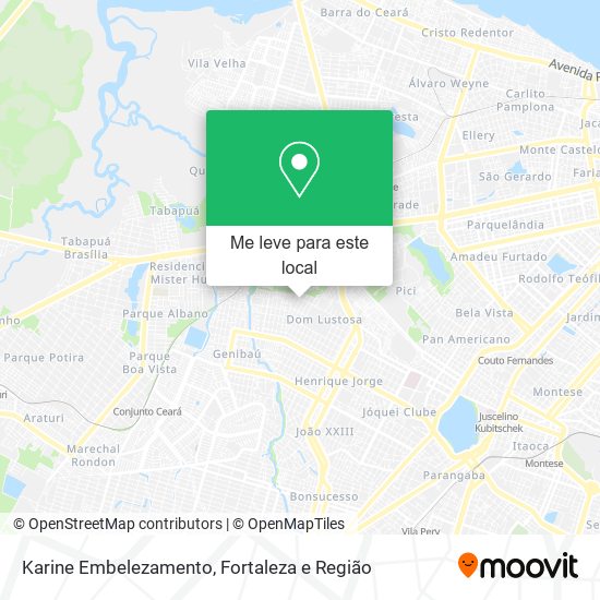 Karine Embelezamento mapa