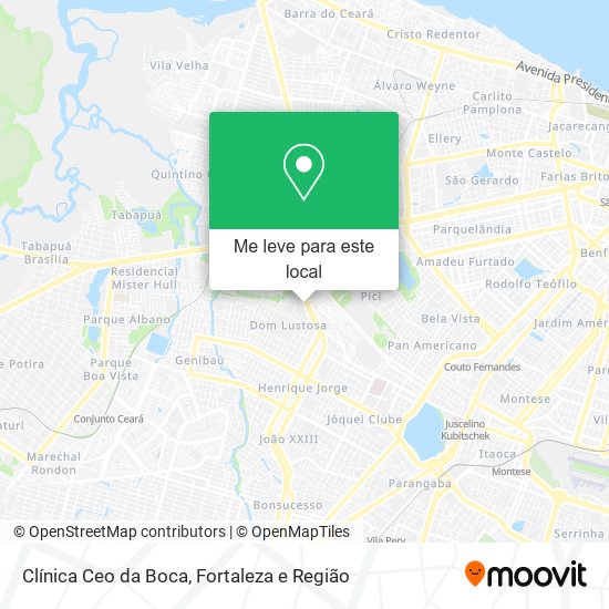 Clínica Ceo da Boca mapa