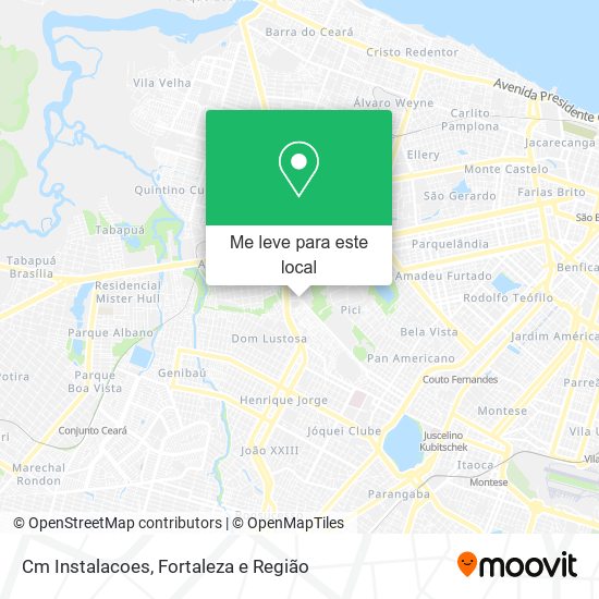 Cm Instalacoes mapa