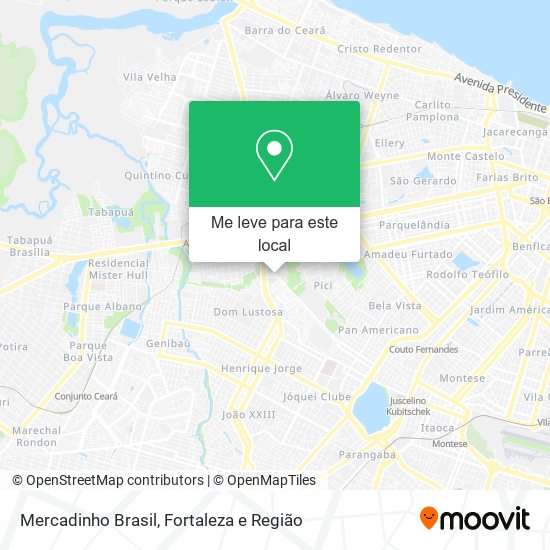 Mercadinho Brasil mapa