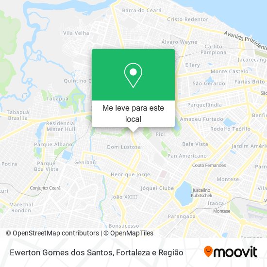 Ewerton Gomes dos Santos mapa