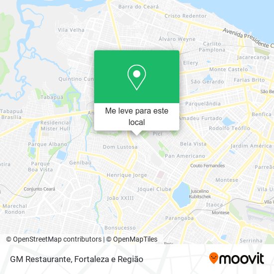 GM Restaurante mapa