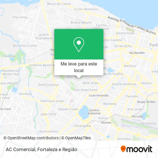 AC Comercial mapa