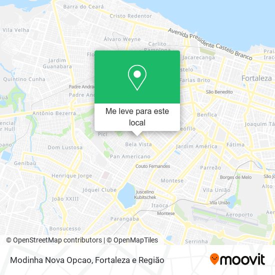 Modinha Nova Opcao mapa