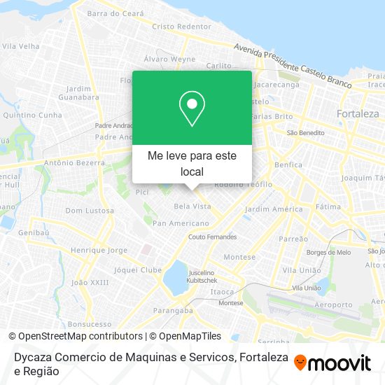 Dycaza Comercio de Maquinas e Servicos mapa