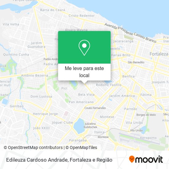 Edileuza Cardoso Andrade mapa