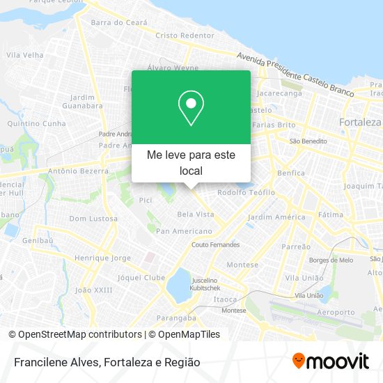 Francilene Alves mapa