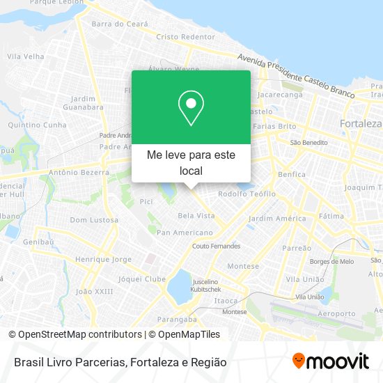 Brasil Livro Parcerias mapa