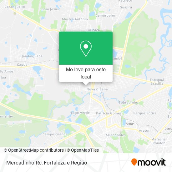 Mercadinho Rc mapa