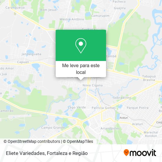 Eliete Variedades mapa