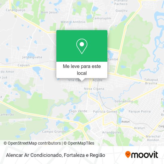 Alencar Ar Condicionado mapa