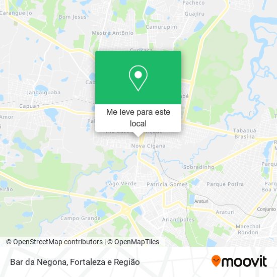 Bar da Negona mapa