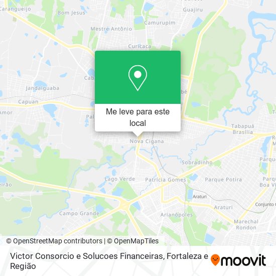 Victor Consorcio e Solucoes Financeiras mapa