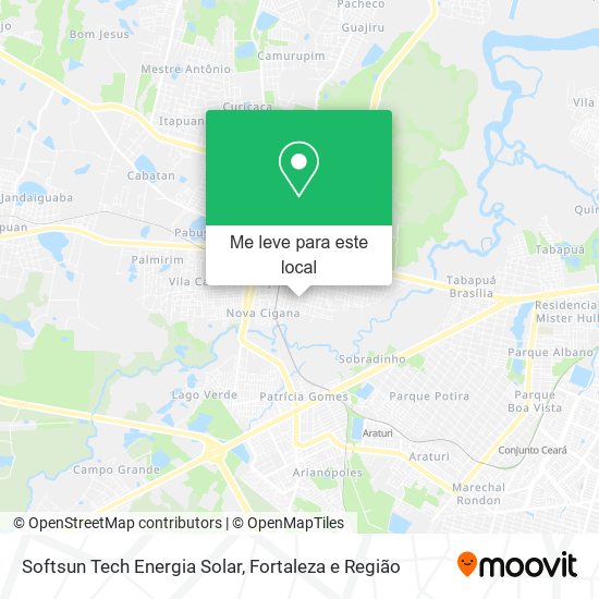 Softsun Tech Energia Solar mapa