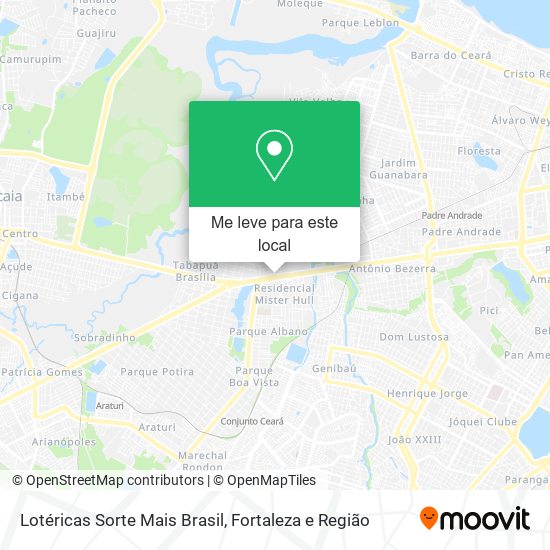 Lotéricas Sorte Mais Brasil mapa