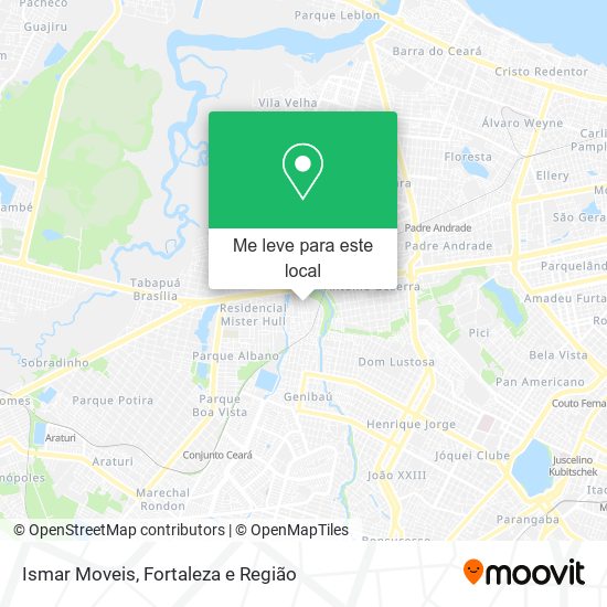 Ismar Moveis mapa