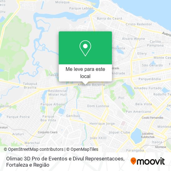 Olimac 3D Pro de Eventos e Divul Representacoes mapa