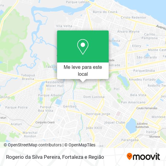 Rogerio da Silva Pereira mapa