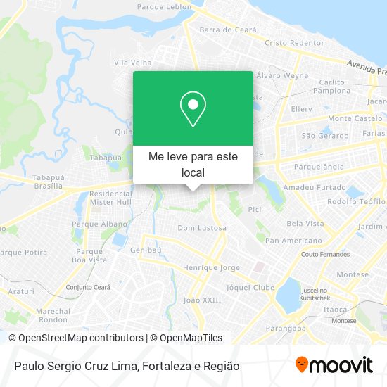 Paulo Sergio Cruz Lima mapa