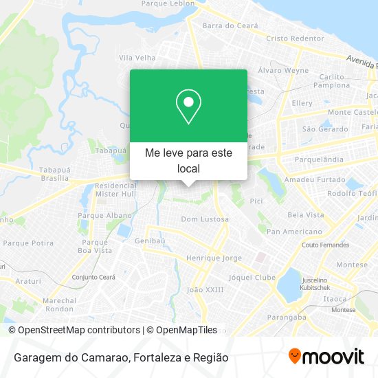 Garagem do Camarao mapa