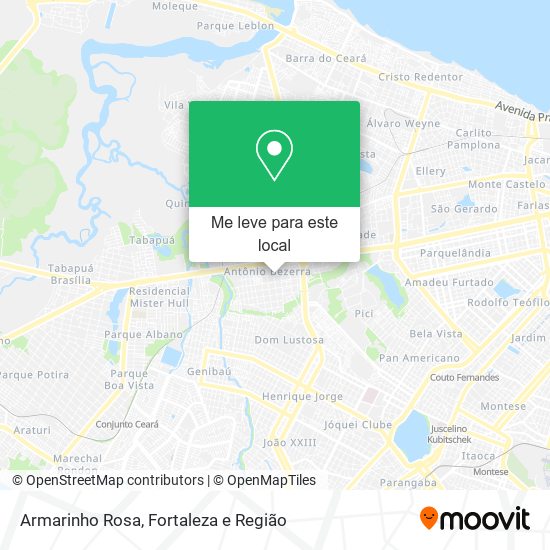 Armarinho Rosa mapa