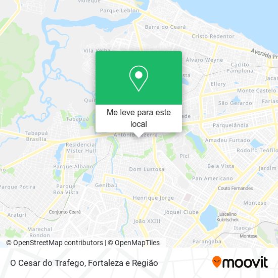 O Cesar do Trafego mapa