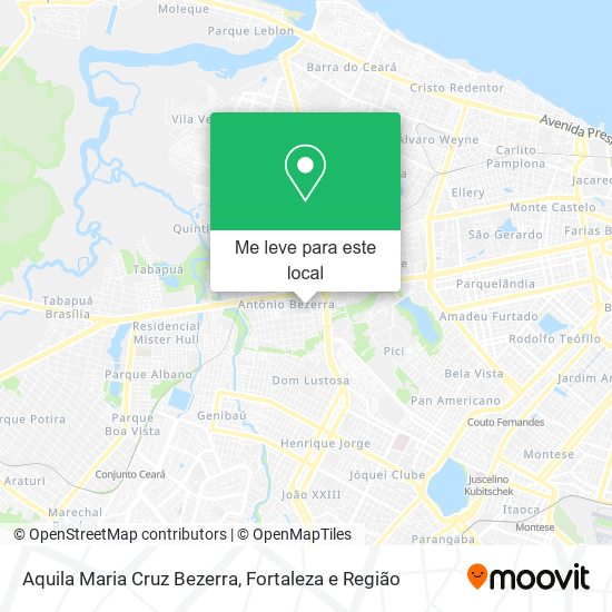 Aquila Maria Cruz Bezerra mapa