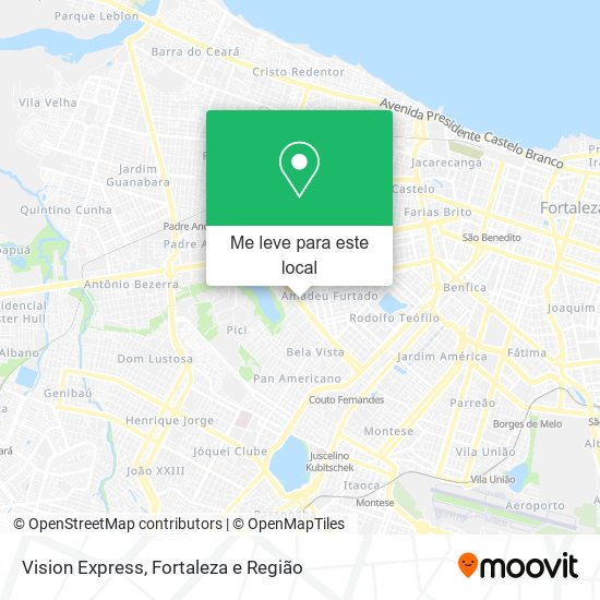 Vision Express mapa