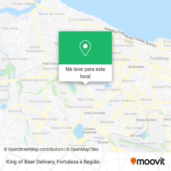 King of Beer Delivery mapa