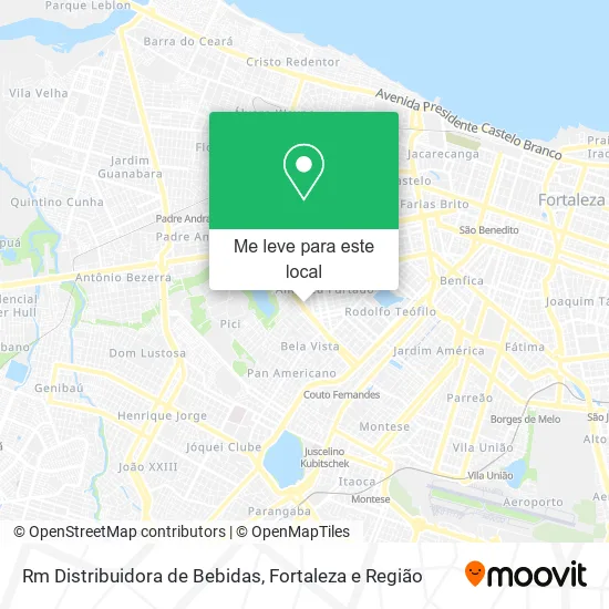 Rm Distribuidora de Bebidas mapa