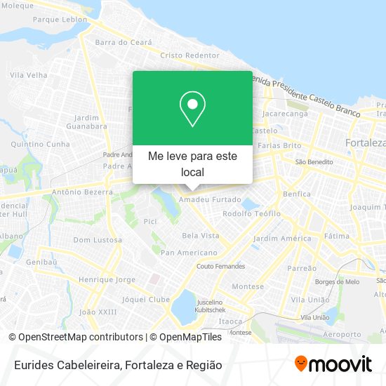 Eurides Cabeleireira mapa