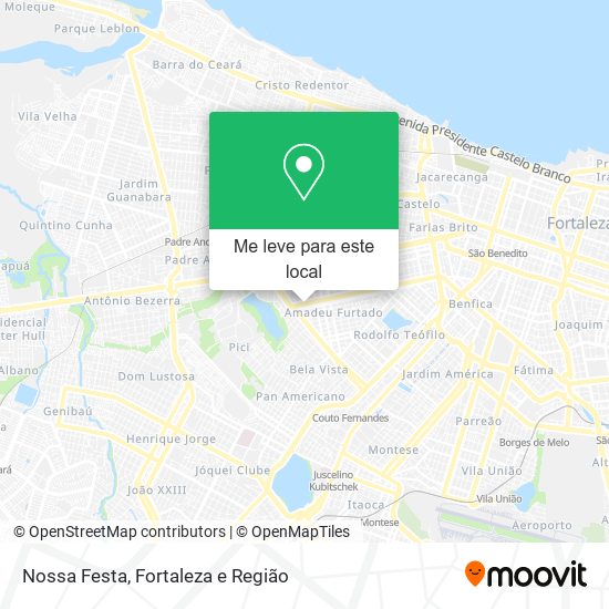 Nossa Festa mapa