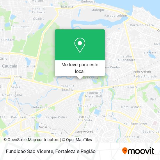 Fundicao Sao Vicente mapa