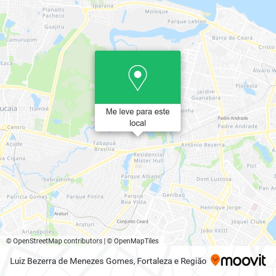 Luiz Bezerra de Menezes Gomes mapa