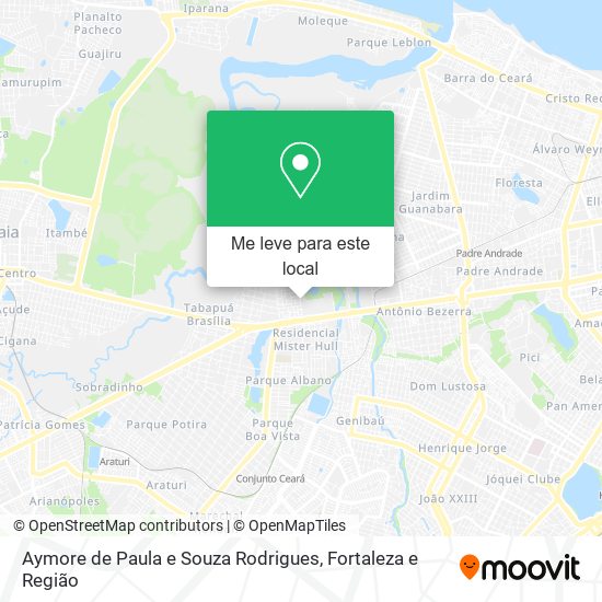 Aymore de Paula e Souza Rodrigues mapa