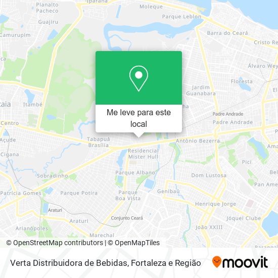 Verta Distribuidora de Bebidas mapa