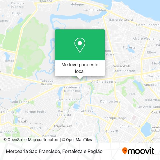 Mercearia Sao Francisco mapa
