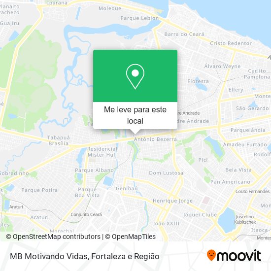 MB Motivando Vidas mapa