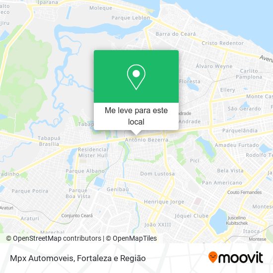 Mpx Automoveis mapa