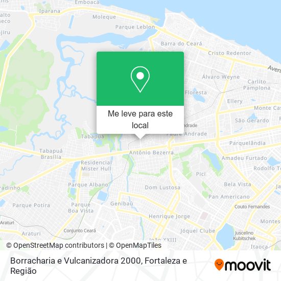 Borracharia e Vulcanizadora 2000 mapa