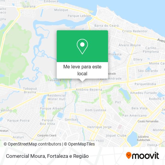 Comercial Moura mapa