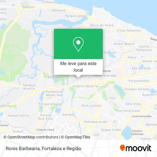 Ronis Barbearia mapa