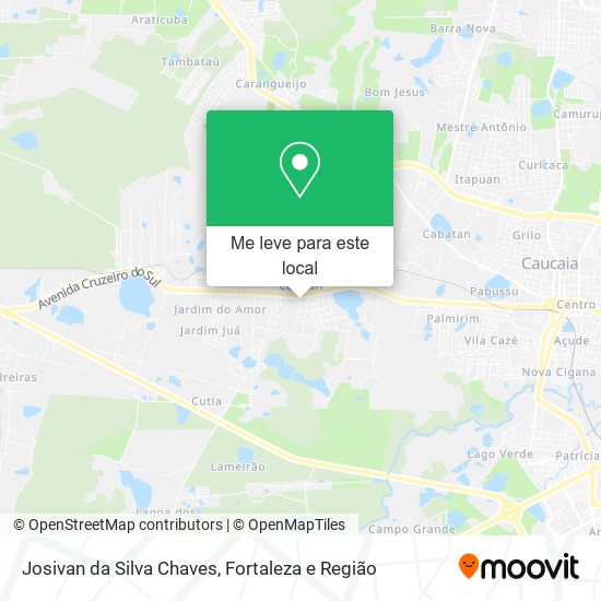 Josivan da Silva Chaves mapa