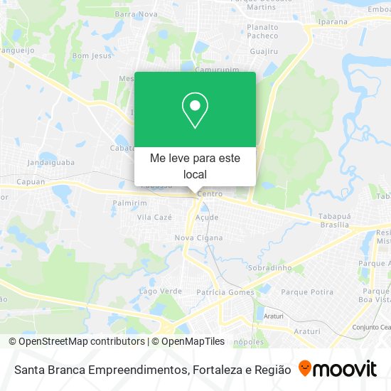 Santa Branca Empreendimentos mapa