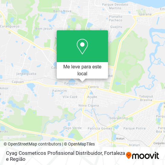 Cyag Cosmeticos Profissional Distribuidor mapa