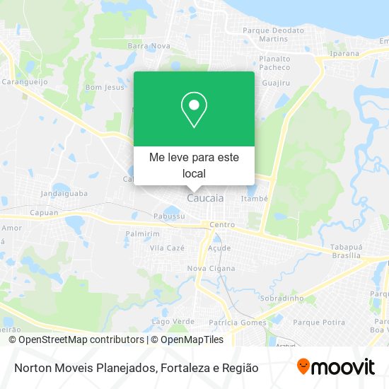 Norton Moveis Planejados mapa