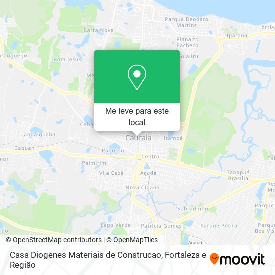 Casa Diogenes Materiais de Construcao mapa